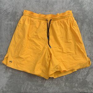 Janji Sunburst Yellow Athletic Shorts